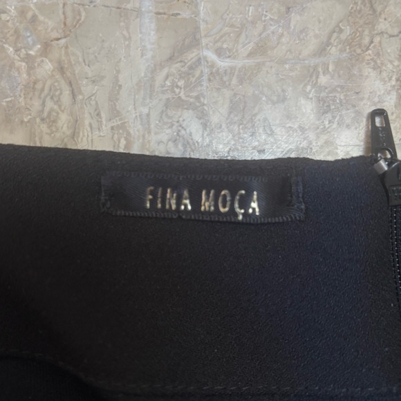 Fina Moça Black & White Ric Rac Retro Flounce Skirt Size 40 (approx. US 8) Artsy - Picture 3 of 15